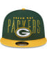 Men's Green, Gold Green Bay Packers Headline 9FIFTY Snapback Hat