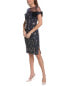 Js Collections Selena Cocktail Dress Women's Navy 2