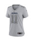 Фото #3 товара Women's Micah Parsons Gray Dallas Cowboys Atmosphere Fashion Game Jersey