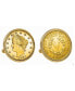 Фото #1 товара Запонки American Coin Treasures позолоченные монеты Либерти 1883 года первого выпуска