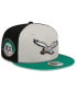 ფოტო #1 პროდუქტის Men's Cream, Kelly Green Philadelphia Eagles 2023 Sideline Historic 9FIFTY Snapback Hat