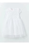 Фото #3 товара Платье для малышей LC WAIKIKI из коллекции 23 апреля с кружевными рукавами из 100% полиэстера.