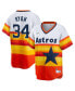 Мужская майка Nike Houston Astros Nolan Ryan replica_PLAYER Jersey Orange/Rainbow, S - фото #4