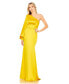 Фото #1 товара Women's Ieena One Shoulder Bishop Sleeve Trumpet Gown