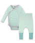 Фото #2 товара Комплект для малышей Earth Baby Outfitters, боди и штаны