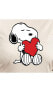 Фото #3 товара Plus Size Peanuts Heart Graphic Pullover T-shirt