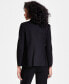 ფოტო #2 პროდუქტის Women's Notch-Collar Single Button Blazer, Created for Macy's