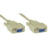 Фото #1 товара InLine null modem cable DB9 female / female - molded - 10m