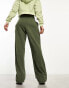 New Look wide leg joggers in khaki