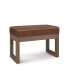 Фото #1 товара Milltown Contemporary Rectangle Footstool Ottoman Bench