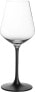 Фото #1 товара Villeroy & Boch Villeroy & Boch Manufacture Rock red wine glass, Red wine glass, Flute glass, Crystal, Glass, Black, Transparent, 470 ml, 9.6 cm