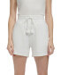 ფოტო #3 პროდუქტის Women's French Terry Drawstring Shorts