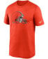 Фото #3 товара Men's Orange Cleveland Browns Logo Essential Legend Performance T-shirt