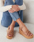 Фото #11 товара Women's Vinette Platform Wedge Sandals