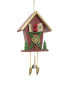 Фото #1 товара Kurt Adler 6In Wooden Cuckoo Clock Ornament Multicolor