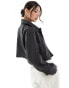 Фото #5 товара ASOS DESIGN tailored top collar jacket in charcoal stripe