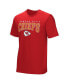 Фото #2 товара Men's Red Kansas City Chiefs Home Team Adaptive T-shirt