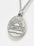 Classics 77 disc pendant necklace in antique silver