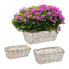 Rechteckiger Blumentopf im 3er Set