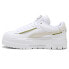 Фото #3 товара Puma Mayze Crashed Platform Womens White Sneakers Casual Shoes 39249511