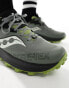 Фото #6 товара Saucony Peregrine 14 GTX neutral trail running trainers in bough and olive - CHARCOAL