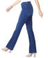 ფოტო #2 პროდუქტის Barbara Bootcut High-Rise Tummy-Control Denim Jeans