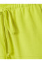 Фото #11 товара Брюки Koton - Шахика Эрджюмен X Koton - Широкие брюки с завязкой в талии Ecovero® Viscose