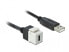 Фото #4 товара Delock 86382 - Flat - Black - White - USB C - USB A - Female - Male