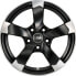 DBV Torino II schwarz matt poliert 8.5x19 ET30 - LK5/112 ML66.6