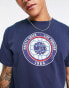 Pretty Green 1966 logo t-shirt in navy