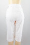 Фото #2 товара Jm Collection Women's Cuffed Capri Skimmer Pants White 14