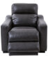 Фото #8 товара Gabrine Leather Power Recliner, Created for Macy's