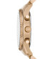 Фото #3 товара Часы Michael Kors Lexington Beige Gold-Tone