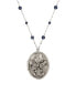 ფოტო #1 პროდუქტის Symbols of Faith Glass Love Hope Faith Locket Necklace