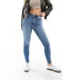 Фото #8 товара ASOS DESIGN Hourglass ultimate skinny jeans in mid blue