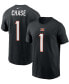 Фото #1 товара Men's Ja'Marr Chase Black Cincinnati Bengals 2021 NFL Draft First Round Pick Player Name and Number T-shirt
