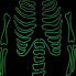 Men's Big & Tall Glow-In-The-Dark Skeleton Halloween Matching Family Union Suit
