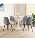 Фото #2 товара 32 Inch Modern Tulip Round Dining Table with MDF Top-White
