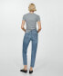 ფოტო #3 პროდუქტის Women's Mom Comfort High Rise Jeans