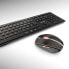 Фото #4 товара Cherry DW 9000 SLIM - Full-size (100%) - Wireless - RF Wireless + Bluetooth - QWERTY - Black - Mouse included