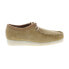 Фото #2 товара Clarks Wallabee 26166241 Mens Beige Suede Oxfords & Lace Ups Casual Shoes