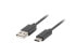 Кабель USB 2.0 Lanberg CA-USBO-20CU-0010-BK 1 м USB A - USB C 480 Мбит/с черный - фото #3