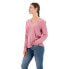 ფოტო #5 პროდუქტის SUPERDRY W6011809A Long Sleeve V Neck T-Shirt