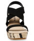 Фото #6 товара Women's Wendi Elastic Strap Wedge Sandals