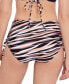 Фото #2 товара Juniors' Striped Side-Tie Bikini Bottoms, Created for Macy's