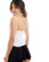 NA-KD sleeveless shirt top in white weiß, 42 - фото #2