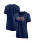 ფოტო #1 პროდუქტის Women's Heather Navy Washington Wizards League Leader Tri-Blend T-shirt