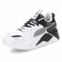 Фото #4 товара Puma RsX Split Lace Up Mens Black, White Sneakers Casual Shoes 38575501