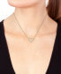 ფოტო #4 პროდუქტის EFFY® Diamond Open Heart 18" Pendant Necklace (3/8 ct. t.w.) in 14k Gold