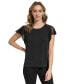 ფოტო #1 პროდუქტის Women's Mesh Sleeve Top